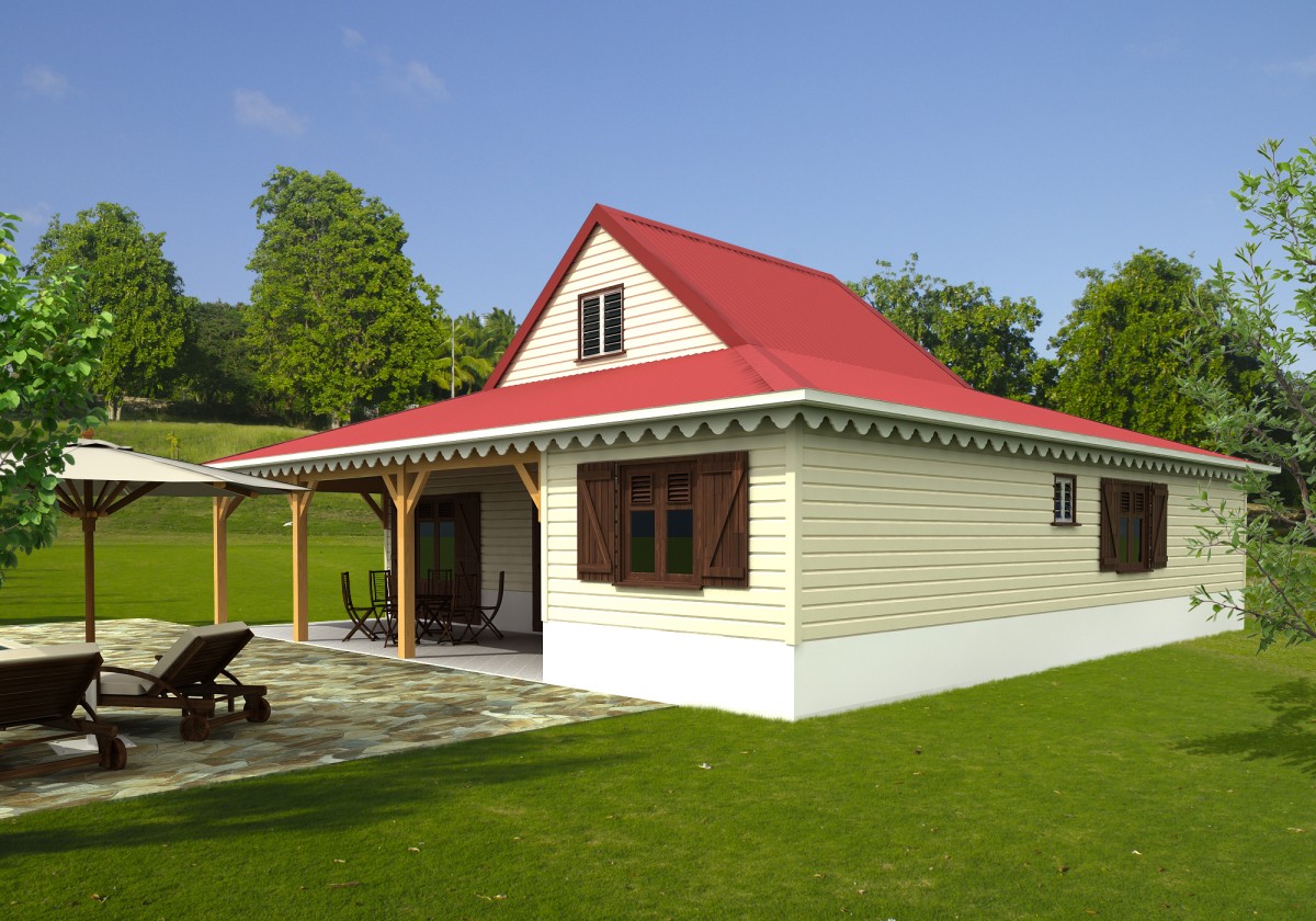 Maisons Caribois modèle Celia